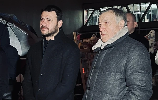 Emin terrorda həlak olanları yad etdi - FOTO