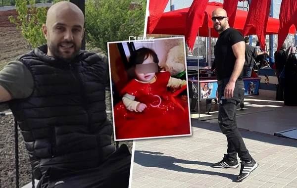 Körpə qızının qətlində şübhəli bilinən atanın - FOTOLARI