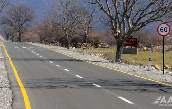 Qaxda Aşağı Malax-Qaşqaçay-Armudlu yolu yenidən qurulub - FOTO