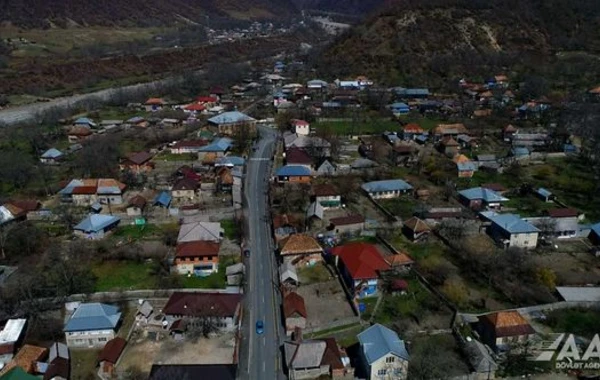 Qaxda Aşağı Malax-Qaşqaçay-Armudlu yolu yenidən qurulub - FOTO