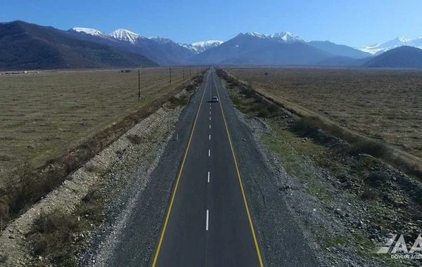 Qaxda Aşağı Malax-Qaşqaçay-Armudlu yolu yenidən qurulub - FOTO