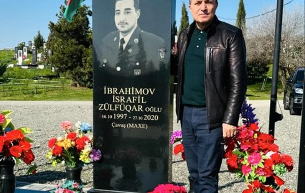 Mənsum İbrahimovdan şəhid qardaşı oğlu ilə bağlı paylaşım - FOTO