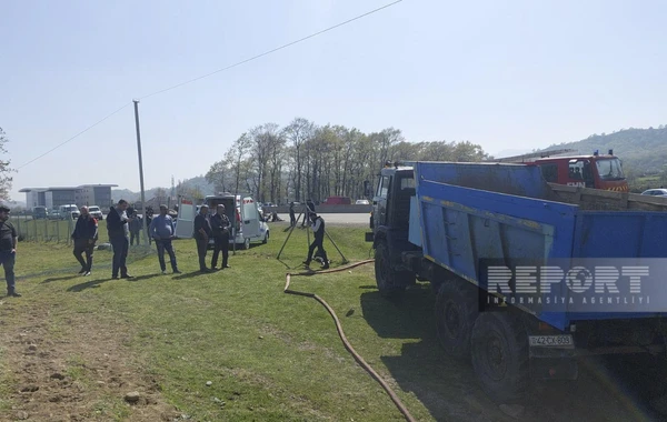 Lənkəranda yük maşını traktorla toqquşub, 3 nəfər xəsarət alıb - FOTO