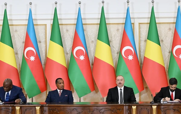 Azərbaycan-Konqo sənədləri imzalanıb - FOTO