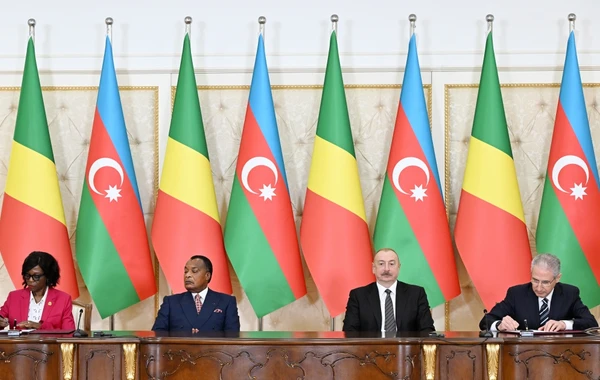 Azərbaycan-Konqo sənədləri imzalanıb - FOTO