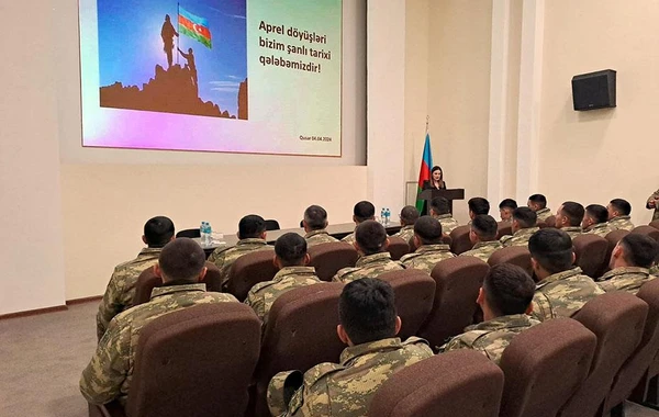 Aprel döyüşlərinin səkkizinci ildönümü ilə əlaqədar tədbirlər keçirilib - FOTO