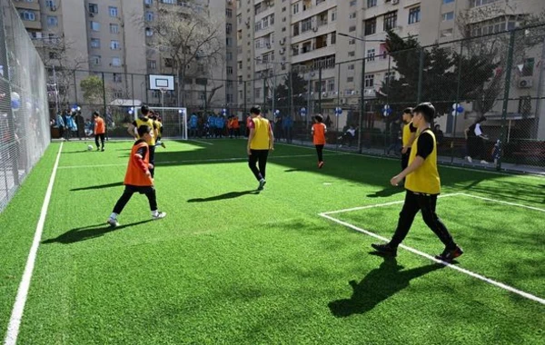 IDEA paytaxtın Sabunçu rayonunda yeni “Bizim həyət”in açılışını edib - FOTO
