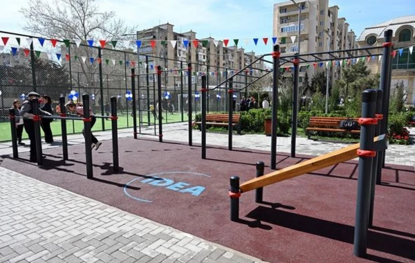 IDEA paytaxtın Sabunçu rayonunda yeni “Bizim həyət”in açılışını edib - FOTO