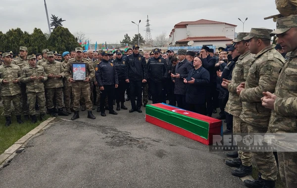 Azərbaycan Ordusunun təlim zamanı həlak olan əsgəri Qubada dəfn olunub - YENİLƏNİB - FOTO