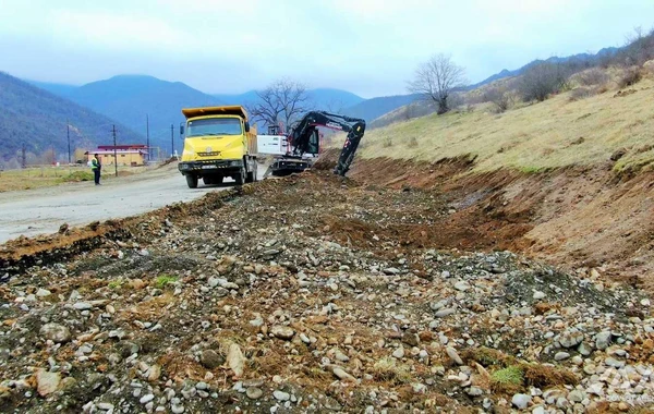 Suqovuşan-Sərsəng su anbarı-Qozlukörpü-Kəlbəcər avtomobil yolunun inşasına başlanılıb - FOTO