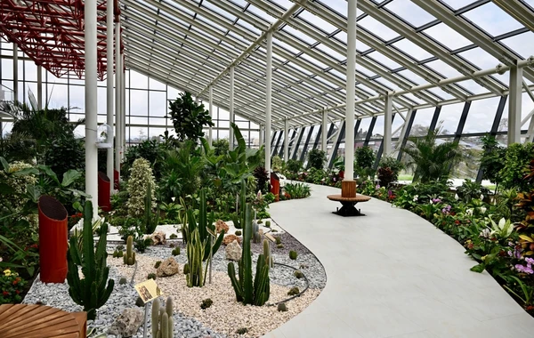 İlham Əliyev Gəncədə Ekoloji Park Kompleksinin tikintisi ilə tanış olub - YENİLƏNİB + FOTO