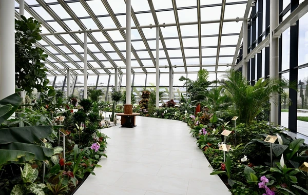 İlham Əliyev Gəncədə Ekoloji Park Kompleksinin tikintisi ilə tanış olub - YENİLƏNİB + FOTO
