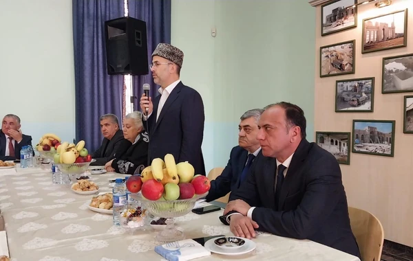 Bibiheybət məscidində şəhid ailələri və qazilərin iştirakı ilə bayram tədbiri keçirilib - FOTO