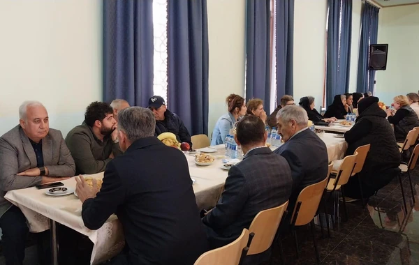 Bibiheybət məscidində şəhid ailələri və qazilərin iştirakı ilə bayram tədbiri keçirilib - FOTO