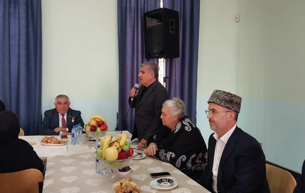 Bibiheybət məscidində şəhid ailələri və qazilərin iştirakı ilə bayram tədbiri keçirilib - FOTO