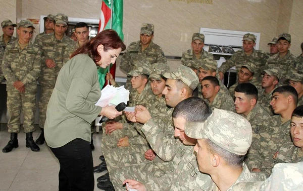 Hərbi qulluqçuların asudə vaxtı yüksək səviyyədə təşkil olunur - FOTO