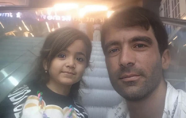 Kür çayında batan ata və altı yaşlı qızının FOTOSU