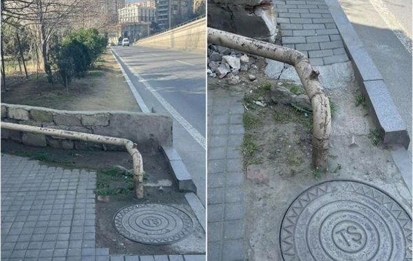 Bakının illər sonra ilk dəfə səki salınan küçəsi - FOTO