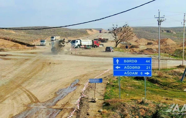 Əsgəran avtomobil yolunun inşasına start verilib - FOTO