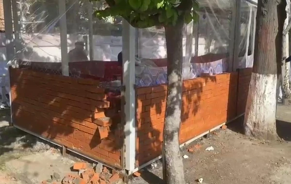 Nazirlik Lənkəranda qanunsuz tikililəri söküb - FOTO