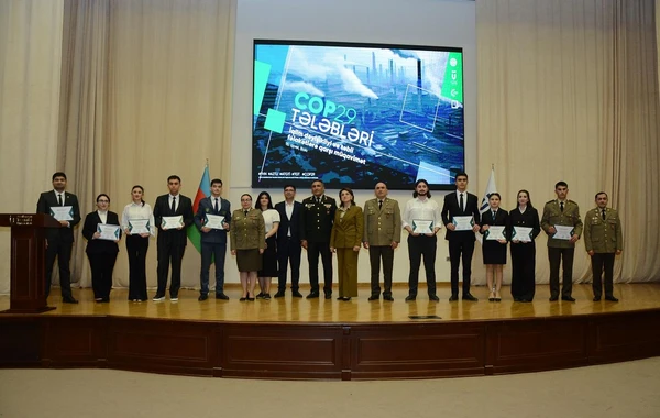 “COP29 tələbləri: iqlim dəyişikliyi və təbii fəlakətlərə qarşı müqavimət” mövzusunda konfrans keçirilib - FOTO