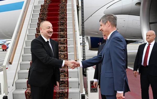 Prezident İlham Əliyev Rusiyada səfərdədir - FOTO