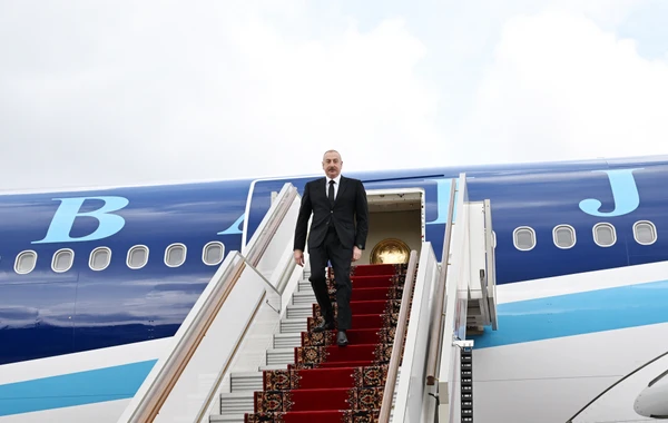 Prezident İlham Əliyev Rusiyada səfərdədir - FOTO