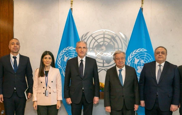COP29-un prezidenti BMT-nin Baş katibi ilə görüşüb - FOTO