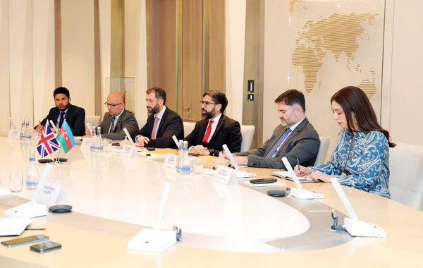 SOCAR prezidenti Böyük Britaniyanın rəsmiləri ilə əməkdaşlıq məsələlərini müzakirə edib - FOTO
