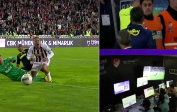 "Sivasspor" - "Fənərbağça" matçının VAR qeydləri açıqlandı - Haqlı penalti verilib? - FOTO