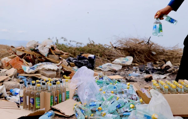 Naxçıvanda ticarət obyektlərində saxta alkoqollu içkilər aşkarlanıb - FOTO