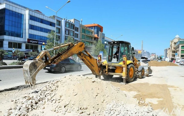 Bakının yollarında aparılan əsaslı təmir-tikinti işlərinə baxış keçirilib - FOTO\VİDEO