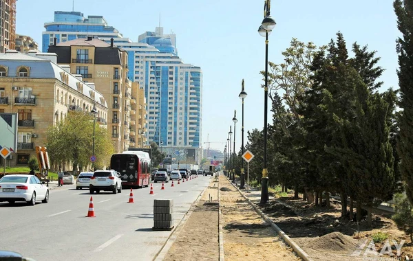 Bakının yollarında aparılan əsaslı təmir-tikinti işlərinə baxış keçirilib - FOTO\VİDEO