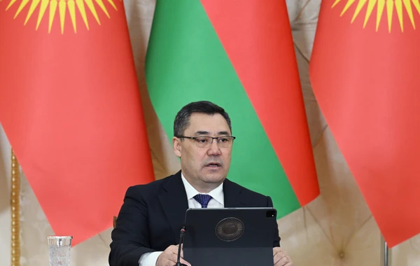 Azərbaycan və Qırğızıstan prezidentləri mətbuata bəyanatlarla çıxış ediblər - YENİLƏNİB - FOTO