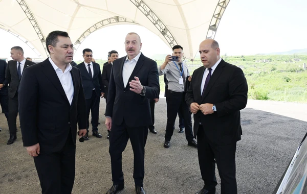 Президенты Азербайджана и Кыргызстана ознакомились с генеральным планом города Физули - ОБНОВЛЕНО + ФОТО