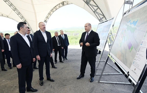 Президенты Азербайджана и Кыргызстана ознакомились с генеральным планом города Физули - ОБНОВЛЕНО + ФОТО