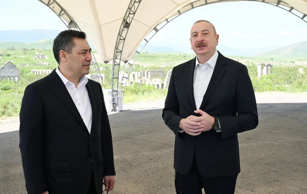 Президенты Азербайджана и Кыргызстана ознакомились с генеральным планом города Физули - ОБНОВЛЕНО + ФОТО