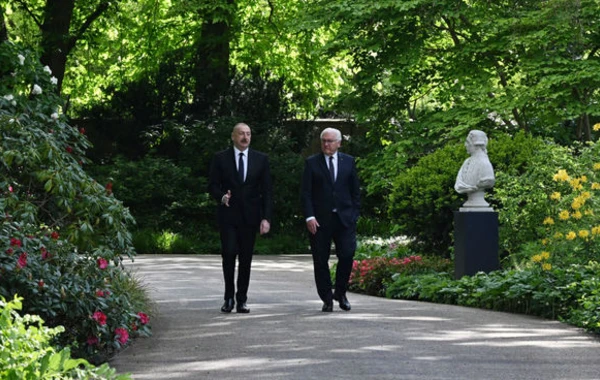 В Берлине состоялась встреча президентов Азербайджана и Германии один на один - ФОТО