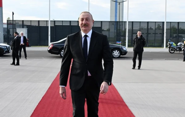Завершился рабочий визит Президента Азербайджана Ильхама Алиева в Германию - ФОТО