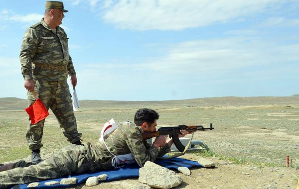 Azərbaycan Ordusunda hərbiləşdirilmiş kross birinciliyi keçirilib - FOTO/VİDEO