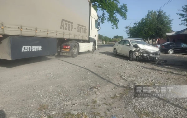 Şəkidə QƏZA: Xəsarət alanlar var - FOTO