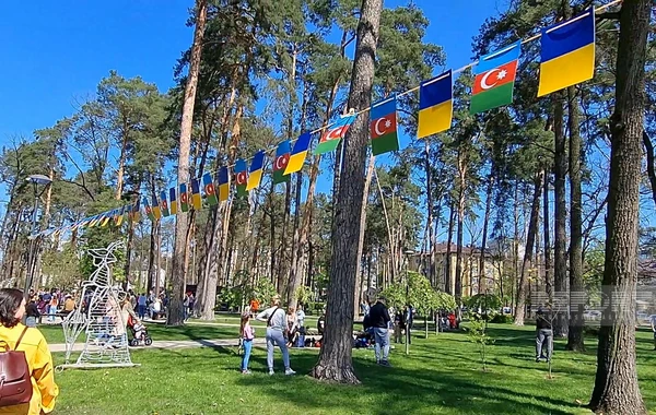 Ukraynanın İrpen şəhərində ölkədə ilk dəfə olaraq Azərbaycan mədəniyyəti günü keçirilib - FOTO