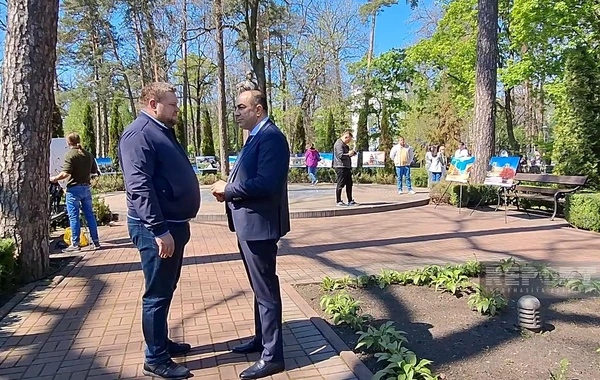 Ukraynanın İrpen şəhərində ölkədə ilk dəfə olaraq Azərbaycan mədəniyyəti günü keçirilib - FOTO