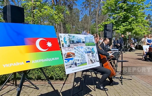 Ukraynanın İrpen şəhərində ölkədə ilk dəfə olaraq Azərbaycan mədəniyyəti günü keçirilib - FOTO