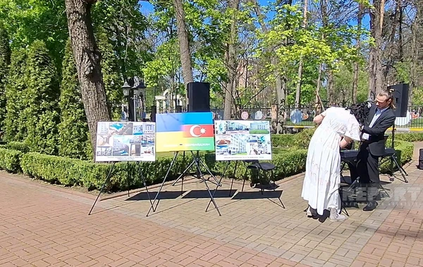 Ukraynanın İrpen şəhərində ölkədə ilk dəfə olaraq Azərbaycan mədəniyyəti günü keçirilib - FOTO