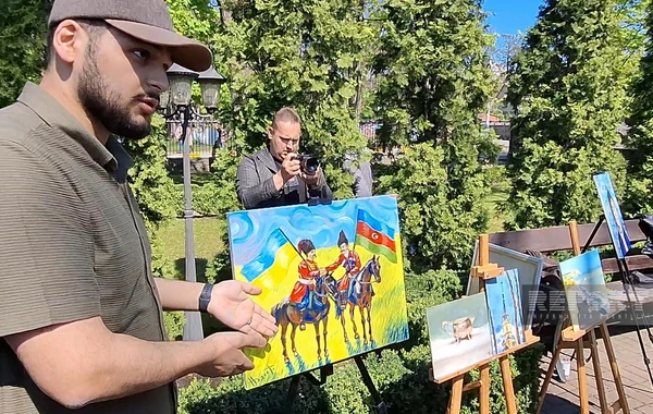 Ukraynanın İrpen şəhərində ölkədə ilk dəfə olaraq Azərbaycan mədəniyyəti günü keçirilib - FOTO
