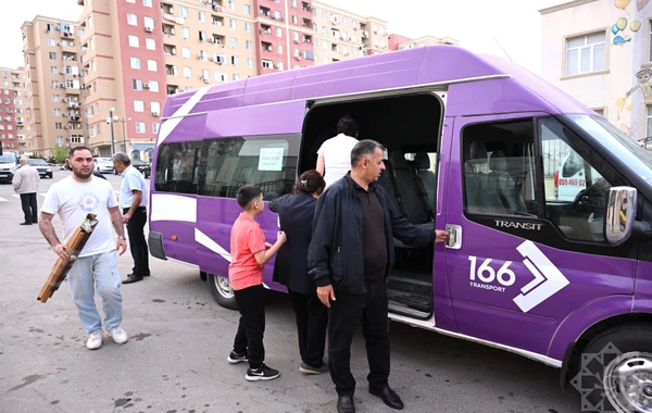 Füzuli şəhərinə növbəti köç karvanı yola düşüb - FOTO