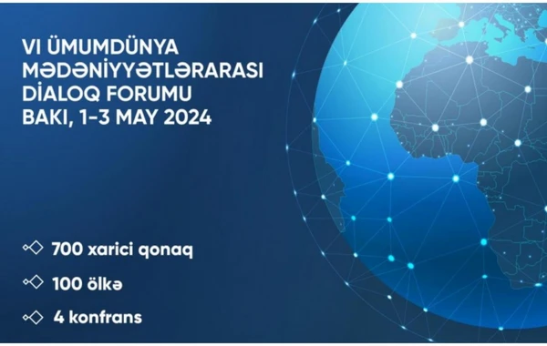 VI Ümumdünya Mədəniyyətlərarası Dialoq Forumuna 700 qonaq qatılacaq - FOTO