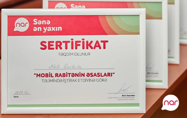 “Nar” rabitə sahəsinin peşəkarlarını hazırlayır - FOTO