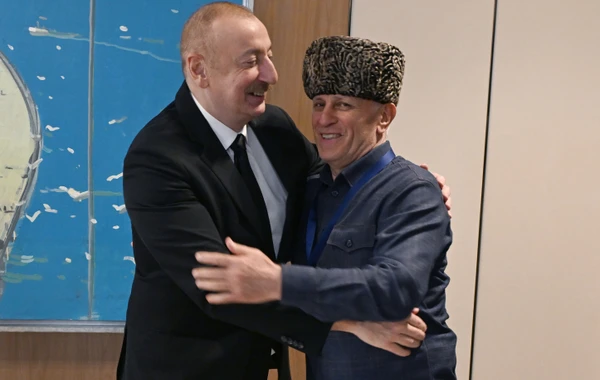 Президент Ильхам Алиев принял делегацию муфтиев Северо-Кавказского региона России - ОБНОВЛЕНО + ФОТО
